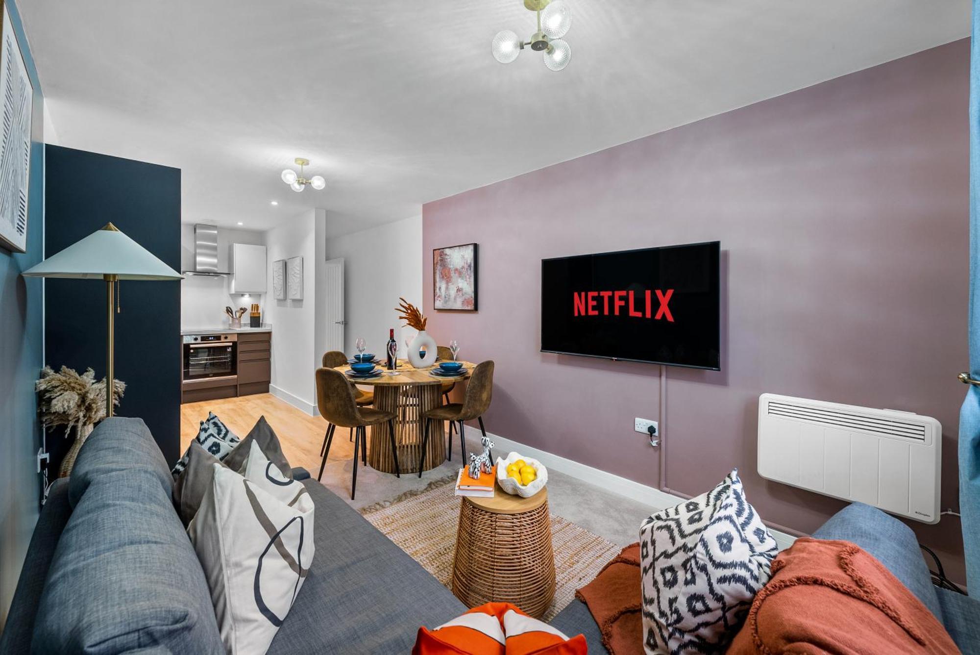 1-bedroom Luxurious, Centre, Chic & Stunning In Southampton, Sleeps 4, Summer Special Offer! - By Blue Puffin Appartement Southampton